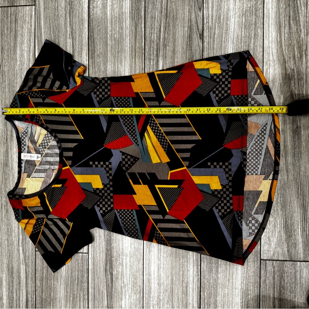 Lularoe Colorful Geometric Pattern Top - Picture 4 of 6